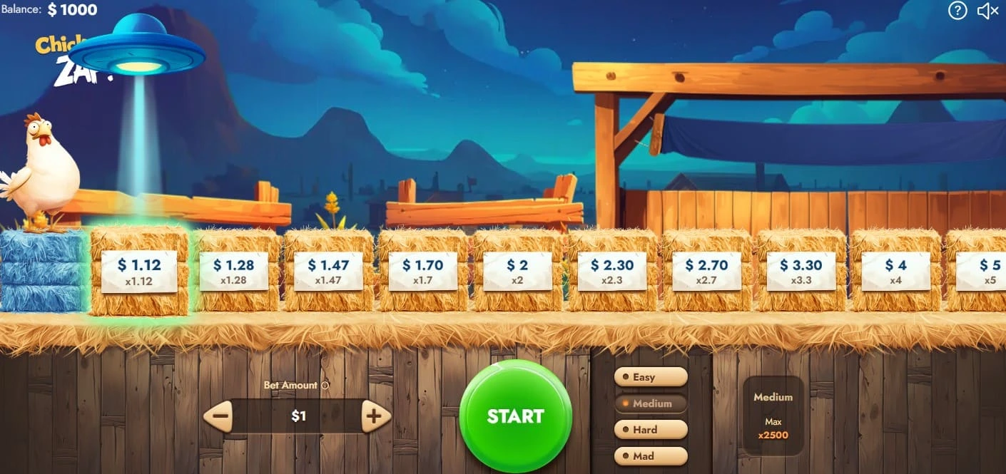 Chicken Zap demo.
